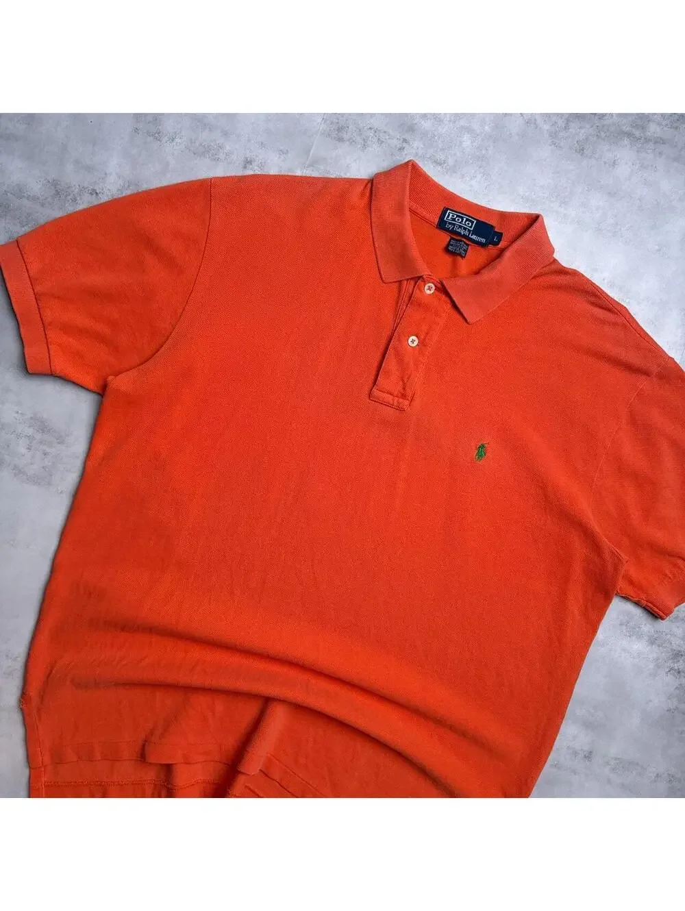 Y2K Polo Ralph Lauren 00s Polo orange shirt